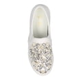 thumbnail image 4 of New Women Vigo Fiore Chic-22 Round Toe Pearl and Rhinestone Slip On Sneaker, 4 of 6