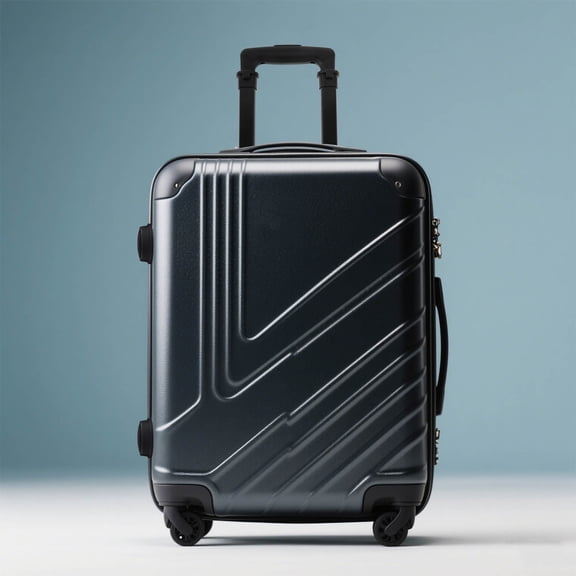 OULII 2 Pairs Replacement Suitcase Wheels Black Plastic Wear Protection Travel Luggage Maintenance