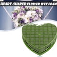 thumbnail image 6 of CIYISON Wedding Car Heart Shape Flower Foam Cage Box with Suction Cup Green Styrofoam Wet Floral Block Artificial Mud Florist Arrangements Party Decoration, 6 of 7