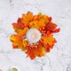 thumbnail image 5 of Corona de Velas Strade Fareast Limited de Otoño Halloween Amarillo 25 cm, 5 of 6