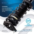 thumbnail image 3 of Detroit Axle - Rear Strut w/Coil Spring Assembly Replacement for Chevy Classic Malibu Pontiac Grand Am Fits select: 1998-2003 CHEVROLET MALIBU, 2000-2004 PONTIAC GRAND AM SE1, 3 of 7