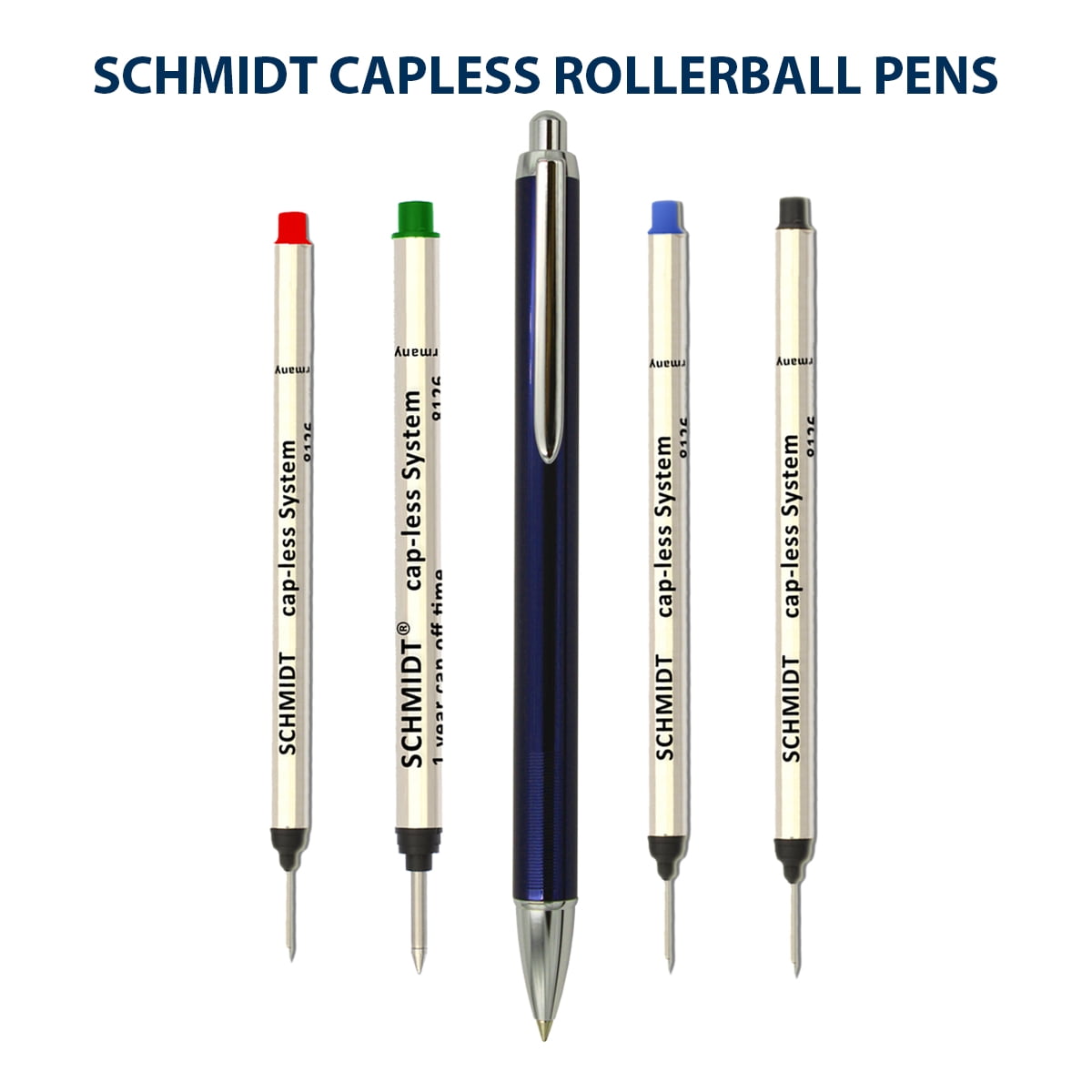 Schmidt Capless Rollerball Pen - Blue