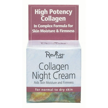 1 Ounce Reviva Labs - Collagen Night Cream Reviva 1.5 oz Cream
