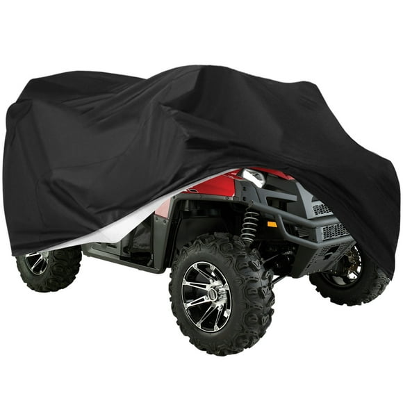 ATV Cover Waterproof 190T Oxford Cloth Outdoor 4 Wheeler Cover Windproof Sun Protection ATV Cover All Weather Protection Portable ATV Protective Cover for Most ATV 82x47x45inch