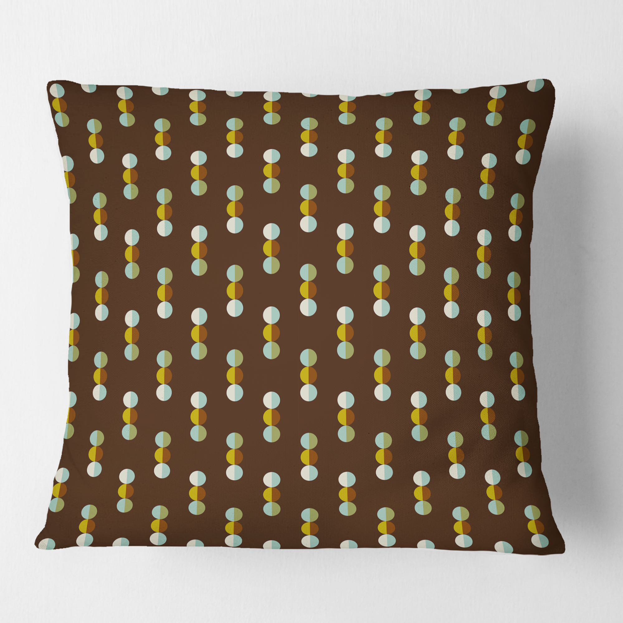 Designart Geometric Mod Dots' Mid-Century Modern Throw Pillow - 18x18