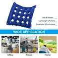 thumbnail image 6 of Uxcell Inflatable Seat Cushion, Portable Air Chair Cushions Square Seat Pad, Blue, 6 of 6