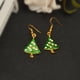 thumbnail image 3 of Pendientes Yinane Gancho Imitación Cristal Árbol de Navidad, 3 of 6