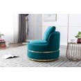 thumbnail image 3 of CAROCC Modern Akili Swivel Accent Chair Barrel Chair for Hotel Living Room Modern Leisure Chair, 3 of 8