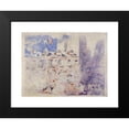 thumbnail image 2 of George Luks 18x15 Black Modern Framed Museum Art Print Titled - City Scene, 2 of 5