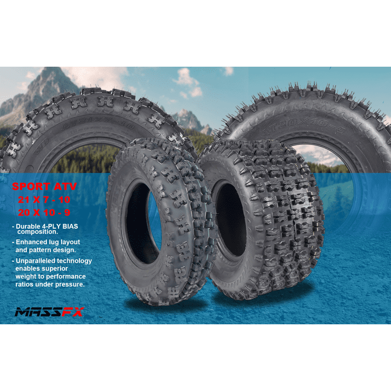 New Honda TRX 400EX/450R 1999-2014 MASSFX Quad Sports Tires - Foto 5