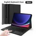 thumbnail image 1 of Keyboard For Samsung Galaxy Tab S9 S8 Ultra 14.6in Keyboard Case For Galaxy Tab S7 FE/S8 S9 Plus Tablet Bluetooth Keyboard Cover English Black Tab S9 Ultra 14.6in, 1 of 6