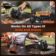 thumbnail image 2 of Doulami Electric Grill Brush, 450 RPM Cordless Rechargeable BBQ Cleaner with LED Light&4000mAh Battery,Powered Grate Scraper,Outdoor Grill Cleaning Tool for Home, Patio, Camping, 2 of 9