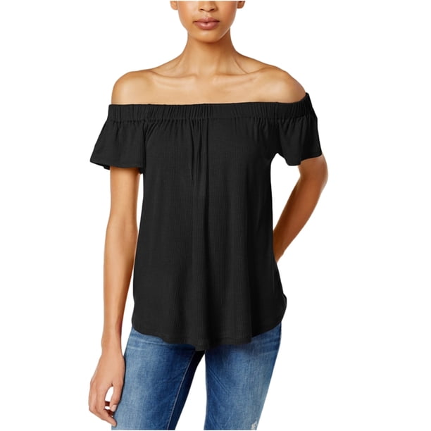 Blusa floral Hippie Rose para mujer, negro, extragrande Hippie Rose Pull-over