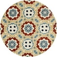 thumbnail image 2 of Winston Porter Vasquez Machine Woven Beige Indoor/Outdoor Area Rug, 2 of 3