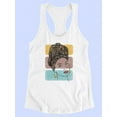 thumbnail image 3 of Head Wrap I Racerback Tank Women -Alonzo Saunders Designs, Female x-Small, 3 of 4