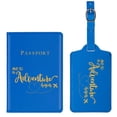 thumbnail image 5 of Funda de pasaporte de viaje Funda de pasaporte de cuero PU Funda protectora de certificado a prueba de agua Funda de cuero para tarjetas de pareja, 5 of 5