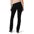thumbnail image 3 of Lee Women's Ultra Lux High Rise Bootcut Jean Denim Comfort Pants Solid Black New, 3 of 5