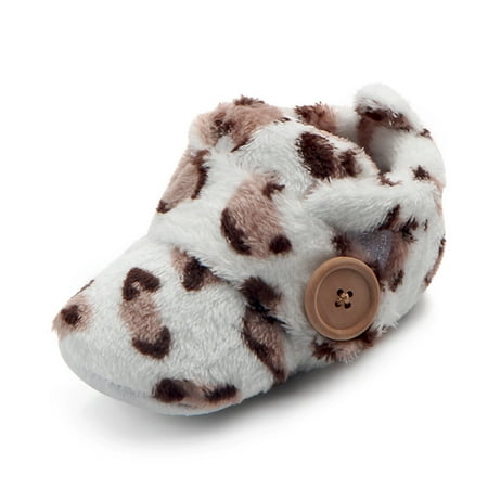 

None Soft Round Toe Slippers Walkers Shoes First Toddler Shoes Shoes Little Girl Wide Shoes