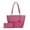 Sasha Fuchsia, variant on Sasha Vegan Leather Women's Tote Bag with Matching Wallet, Modern Hobo Purse Handbag by Mia K -Fuchsia