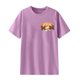 thumbnail image 4 of Fiudx Liquidación de Ofertas Flash Moda Mujer Casual Cuello Redondo Impresión Blusa Manga Corta Camiseta Verano Tops, 4 of 5
