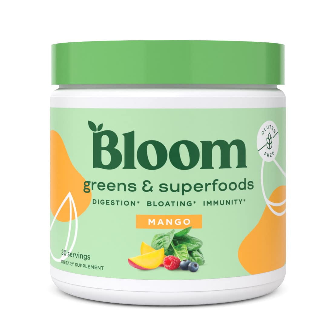 Bloom Nutrition Green Superfood Super Greens Powder Juice & Smoothie