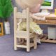 thumbnail image 4 of Exquisita silla de 1/12 modelo en miniatura casa de muebles de dormitorio de decoración de juguete Salvador Dali Armario de casa de muñecas, 4 of 9