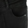 thumbnail image 6 of KIDSCOOL SPACE Big Girls Stretchy Denim Flare Jeans, 5-14T Double-layer Waistband Bell-bottom Split Hem Pants,Black,11-12 Years, 6 of 6