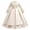 /c105Beige241, variant on WEIGFI Toddler Kid Girls Dress Performance Ball Gown Formal Dressy Solid Color Long Sleeves Crew Neck Princess Lace Tiered Wedding Graduation Elegant Cute Photo Sundress,Beige,4-5 Years