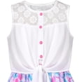 thumbnail image 5 of Girls Dress Lace Hi-lo Sundress Fish Scale Mermaid Tale Sleeveless 12 Years, 5 of 7