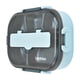 thumbnail image 5 of Cajas Bento Para Estudiantes/adultos/niños, Fiambrera Térmica Bento De Acero Inoxidable Con 5 Compartimentos, Cuchara Y Palillos, Para Escuela, Oficina, Camping, Picnic, Viajes, Azul Jadeshay moderno, 5 of 6