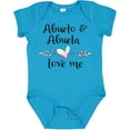 thumbnail image 3 of Inktastic Abuelo and Abuela Love Me Heart Grandchild Boys or Girls Baby Bodysuit, 3 of 5
