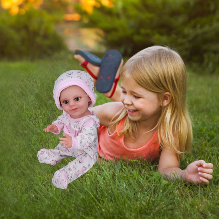 First Baby Doll Toy 12in Silicone Imagination Cultivate Kindness