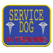 "Service Dog In Training" Patch for Service Dog Vest or Harness