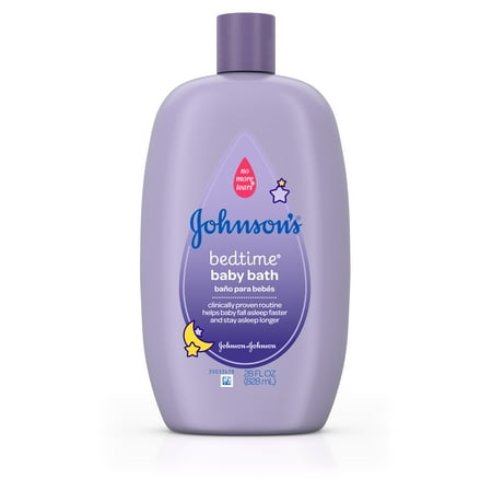 (2 pack) (2 Pack) Johnson's Bedtime Bath Gentle Cleanser, 28 Fl. Oz.