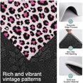 thumbnail image 3 of Pink and Black Of Leopard Print Kitchen Rugs Sets Of 3,Kitchen Runner Rugs Non Skid Washable,Decorative Kitchen Floor Mats for Kitchen,Sink,Laundry,17"x30"+ 17"x47" + 17"x59", 3 of 6
