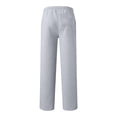 thumbnail image 6 of XINPING Men's Soft Casual Pants Trendy Lounge Pants Elastic Waist Lightweight Outdoor Sweatpants with Pockets, 6 of 6