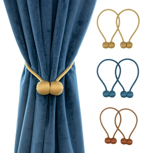 Alzapaños magnéticos para cortinas, 6 uds., alzapaños para cortinas, hebillas, soportes, ganchos, Clip para el hogar, dormitorio, oficina, cortina decorativa