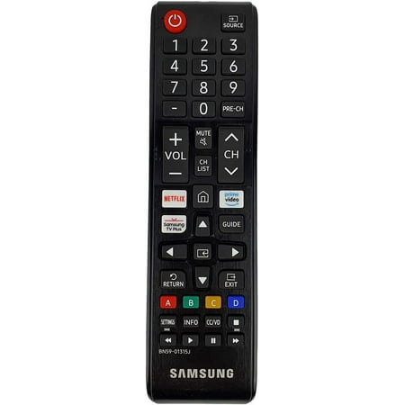 SAMSNG BN59-01315J Samsung Remote Control with Netflix Hotkey for Select TVs, Black, New