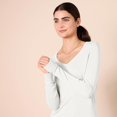thumbnail image 4 of walmart Essentials Womens Lightweight V-Neck Sweater, 4 of 8