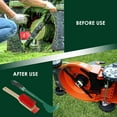 thumbnail image 2 of Mower Deck Scraper with Ergonomic Long Handle, Lawn Mower Deck Cleaner Tool with Stiff Bristle Brush, Lawn Mower Maintenance Deck Scraper Cleaning Tool for Gardening, 2 of 7