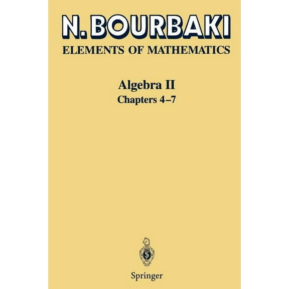Algebra II: Chapters 4 - 7, (Paperback)