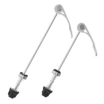 FRCOLOR 2 Pcs Mountain Bike Front Hubs Quick Release Lock Skewers Silver