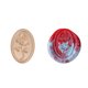 thumbnail image 2 of Cuadros Decorativos Sello de cera de rosa ovalada Impresión lacada Sello en relieve Decoración de sobre de invitación Likrtyny embutido en tela, 2 of 9