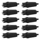 thumbnail image 1 of 10 abrazaderas de batería de 20 A, gran apertura, gran fuerza de mordida, conectores para cables eléctricos, color negro, 1 of 14