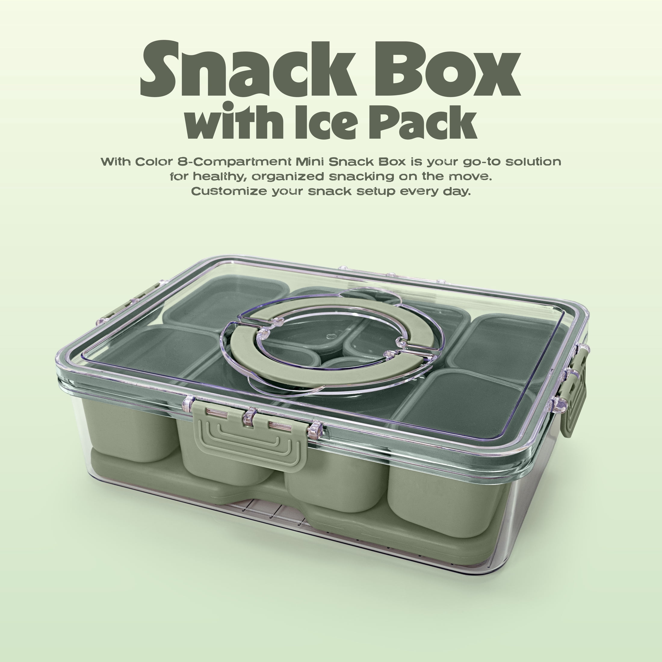 Aicoco onAir & ZHIYUN CQ5 セット Cook with Color 8-Compartment Snack Box Food Storage Carrier