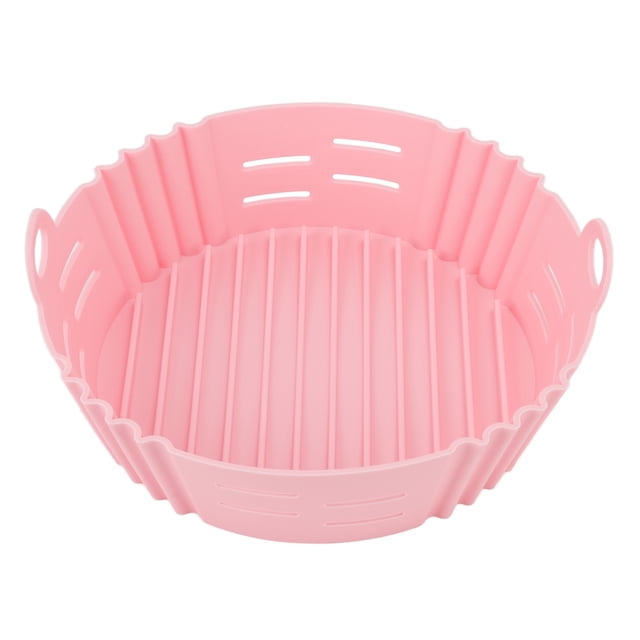 Cesta de cocción resistente al calor, elástica, lavable y reutilizable para freír de forma segura y sin complicaciones - Revestimiento para freidora de silicona de grado alimenticio de