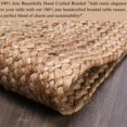 thumbnail image 2 of Camino de mesa Savi Home 33x91 cm de yute natural trenzado, 2 of 9