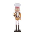 thumbnail image 2 of Adorno de Cascanueces de Navidad, de Cascanueces, Figuras de Cascanueces, Figurita Tradicional para Estante, Escritorio, Oficina, Decoración A Sunnimix Figuras de cascanueces, 2 of 5