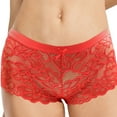 thumbnail image 3 of LAVRA Womens Underwear Lace Panties | Plus Size sexy panties & Boyshorts | Ladies Brief cheeky underwear for women Hipster Multi Pack, 3 of 5