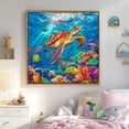 thumbnail image 3 of Puzle Bgraamiens con forma de tortuga marina nadando, 1000 piezas, 3 of 7
